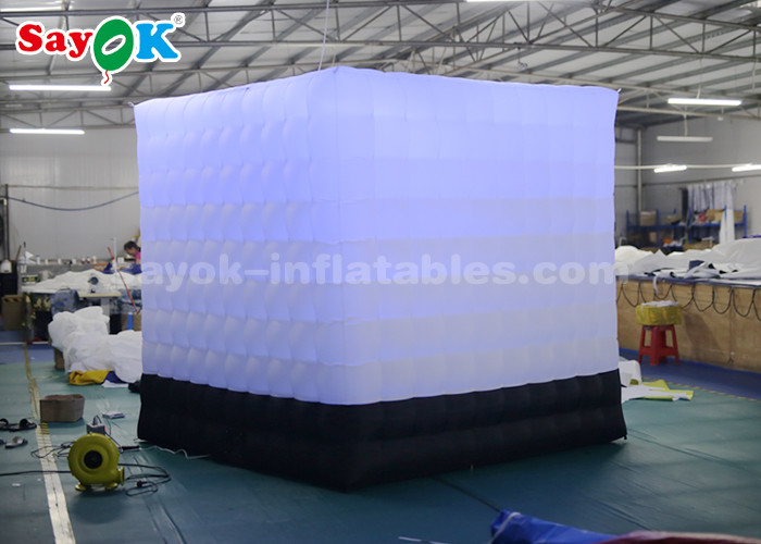Portable Photo Booth Black Bottom Anti - Dirty Inflatable Photo Booth One Door For Bar