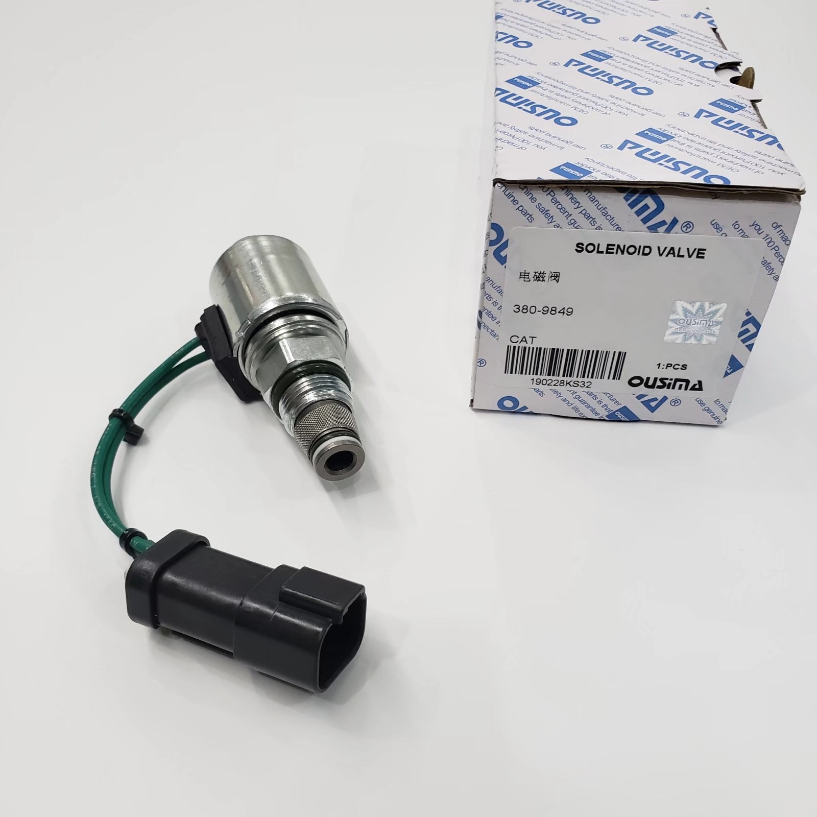 OUSIMA Excavator Accessories 380-9849 Solenoid Valve Assembly For Excavator