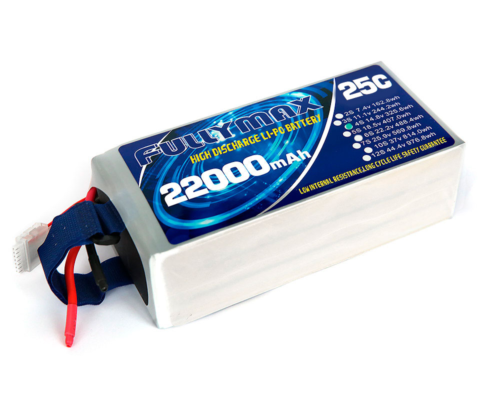 14.8V 4 Cell Lipo Battery 6s 22000mah Lipo Polymer Battery Aerial Photography Drone