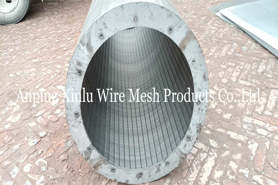 Stainless Steel Rotary Screen Drum / Wedge Wire Strainer OD 30 - 1500mm