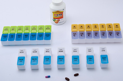 wholesale approved Pill container pill cases tablet storage For Travel