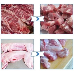 Restaurants Chicken Slicing Machine Chicken Breast Cutting Meat Slicer Machine