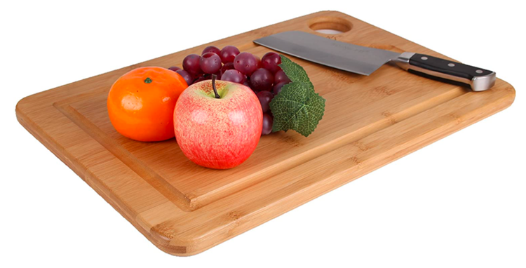Experience the Benefits of BAMBOO Three-Piece Kitchen Cutting Board Set for Chopping