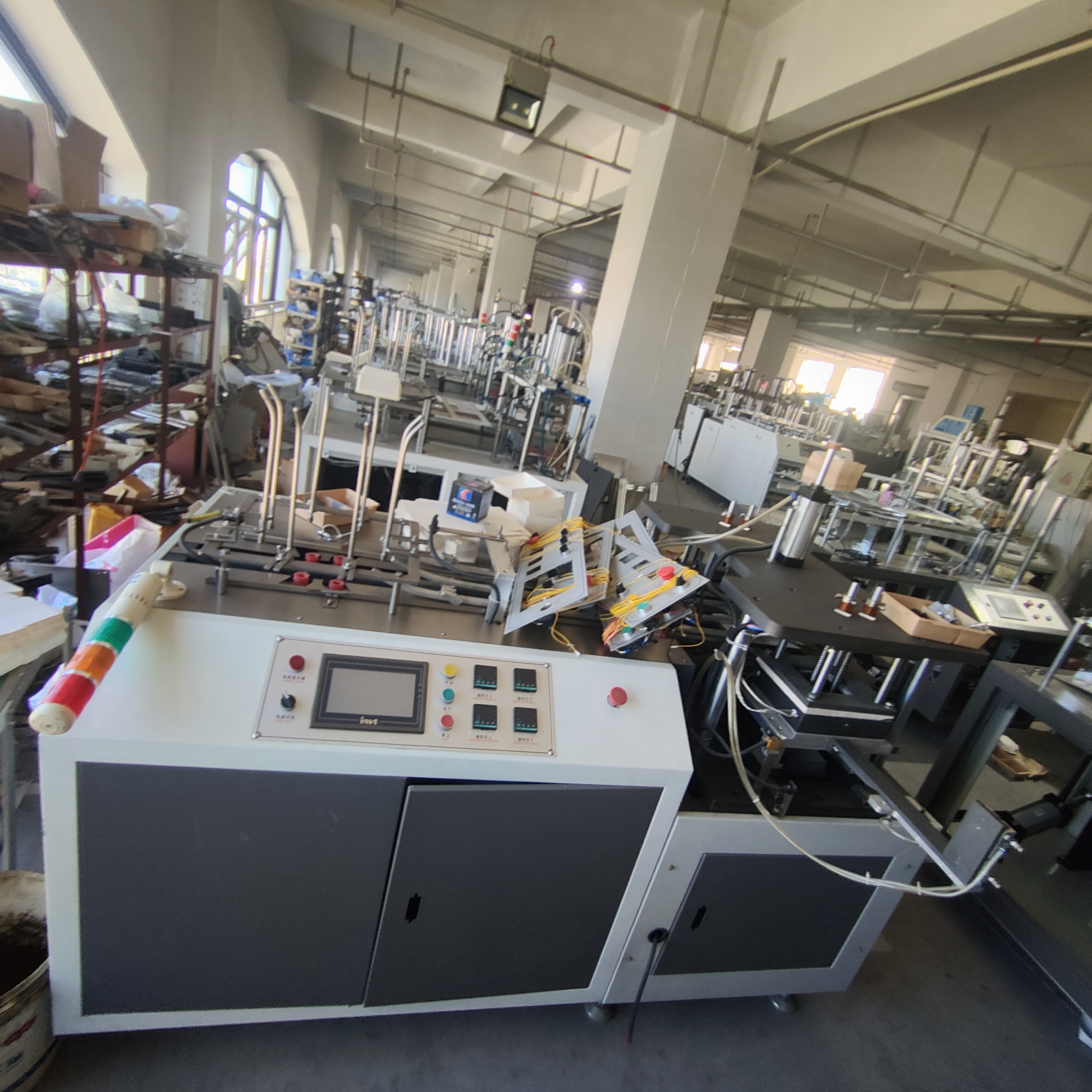 Hot Melt Adhesive Process Carton Machine Decorative Works Food Carton Disposable Lunch Box