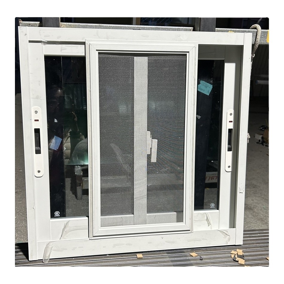 Fiberglass Fly Screen Aluminium Sliding Window And Door White Double Glass Windows
