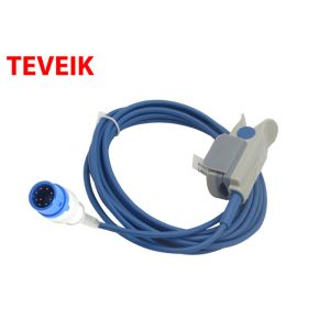 Round 9 Pin Reusable Spo2 Sensor / Finger Oxygen Sensor For Patient Monitor ,