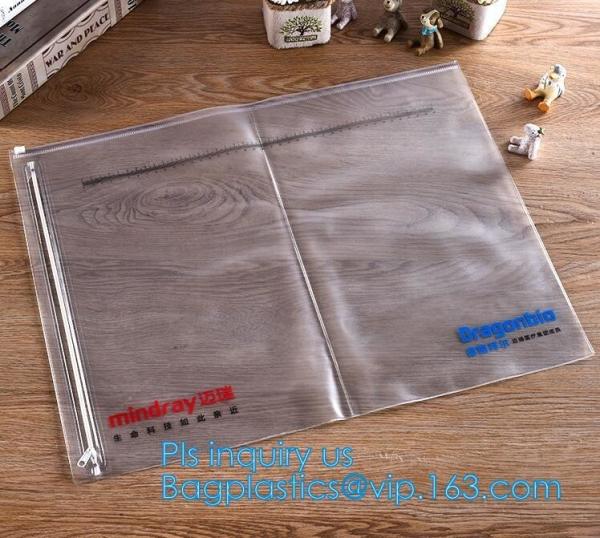 plastic slider garment bag, packaging for shirts/clothing/underwear, k slider