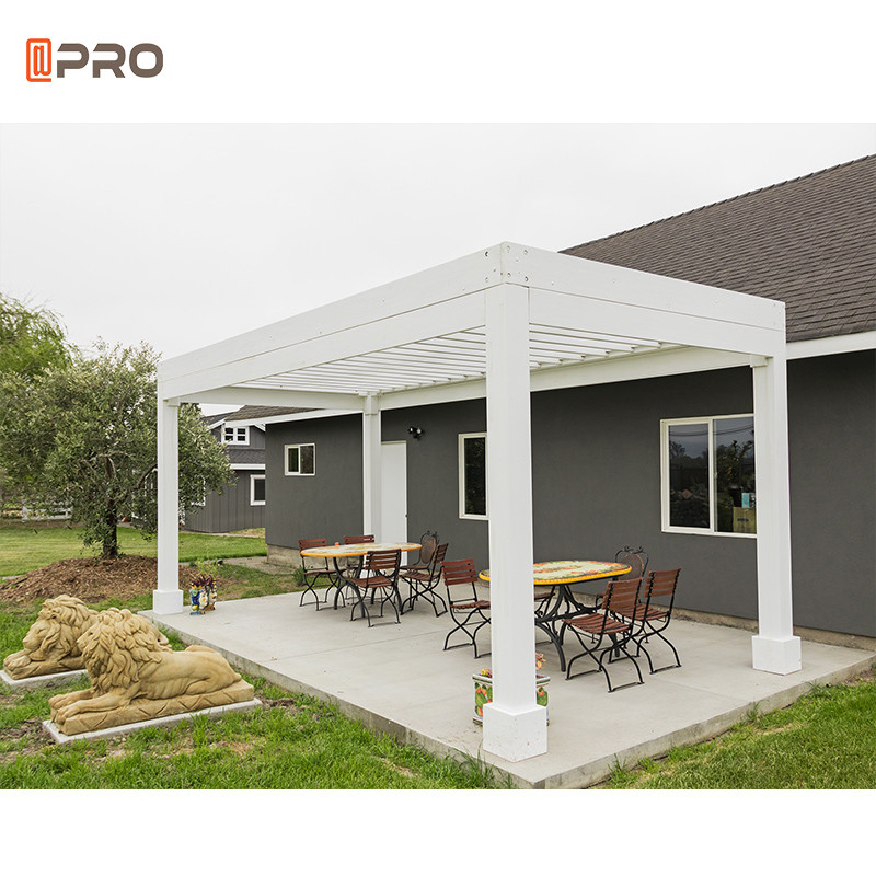 Garden Canopy Waterproof Bioclimatic Pergola Metal Aluminum Awning