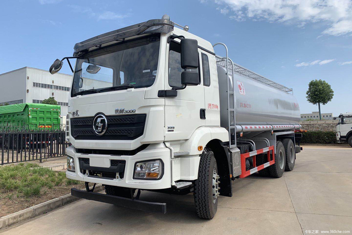 Shaanxi Automobile Heavy Truck 336 Horsepower 6X4 Total Weight 29 Ton tank Size 7*2.46*1.76m Crude Oil Liquid Supply Vehicle