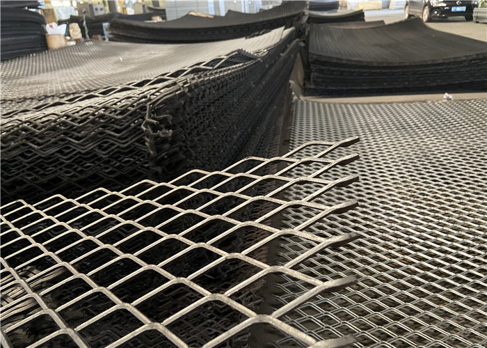 Decorative 30x60mm Hole 25mm Flattened Expanded Metal Mesh