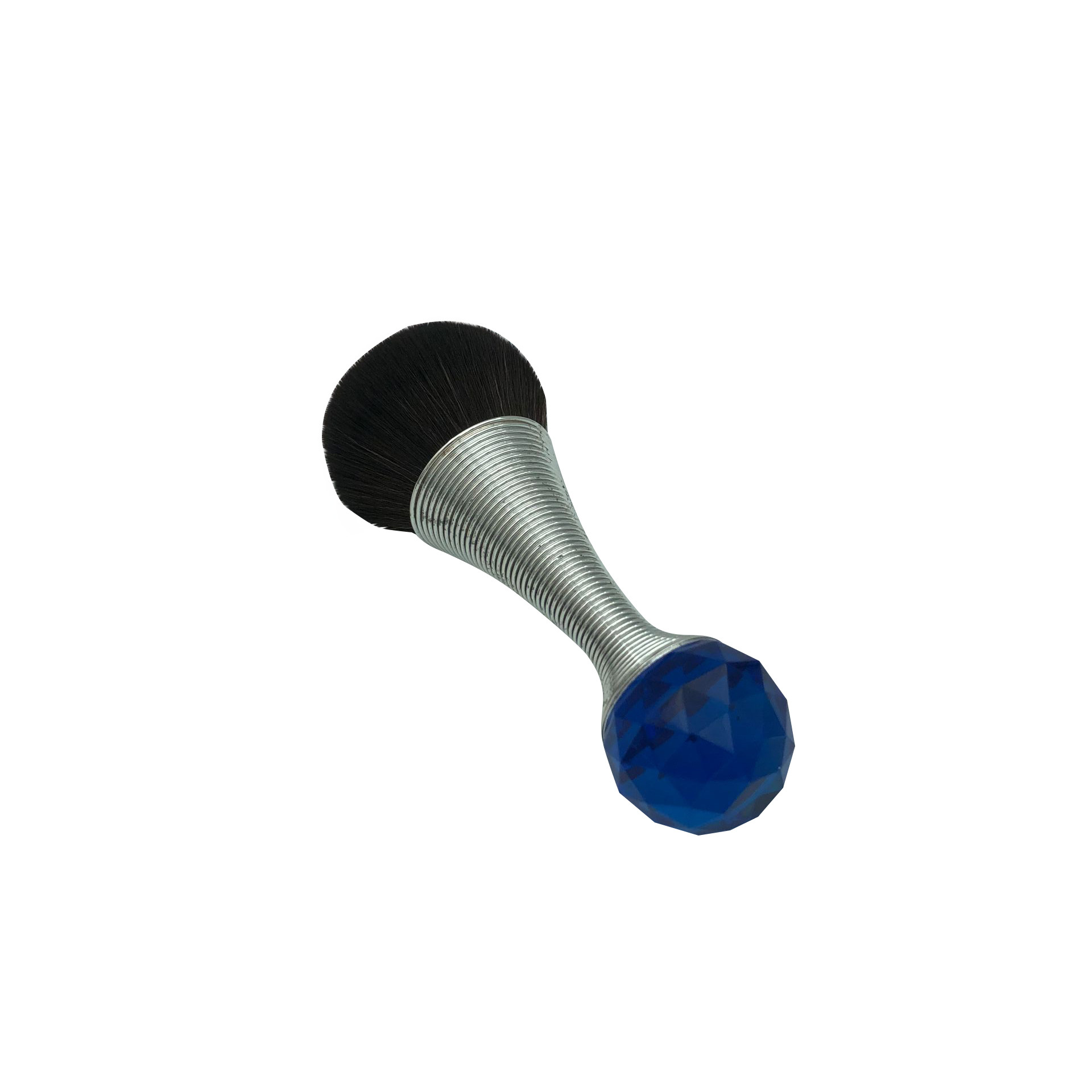 Blue Gemstone Shape Handle Kabuki Makeup Brush