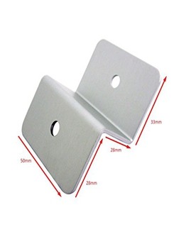 Aluminium Z Clip Bracket Perfect Mounting Solution for Mirror Photo Shelf and Cabinet