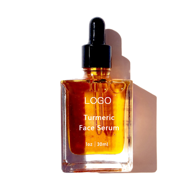 Hot Sale Private Label Organic Turmeric Skin Care Facial Serum for Lightening Glowing Brightening Turmeric Serum Oil