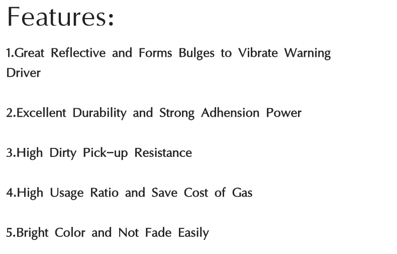 Powder Coating Thermoplastic Paint Road Marking OEM Acceptable