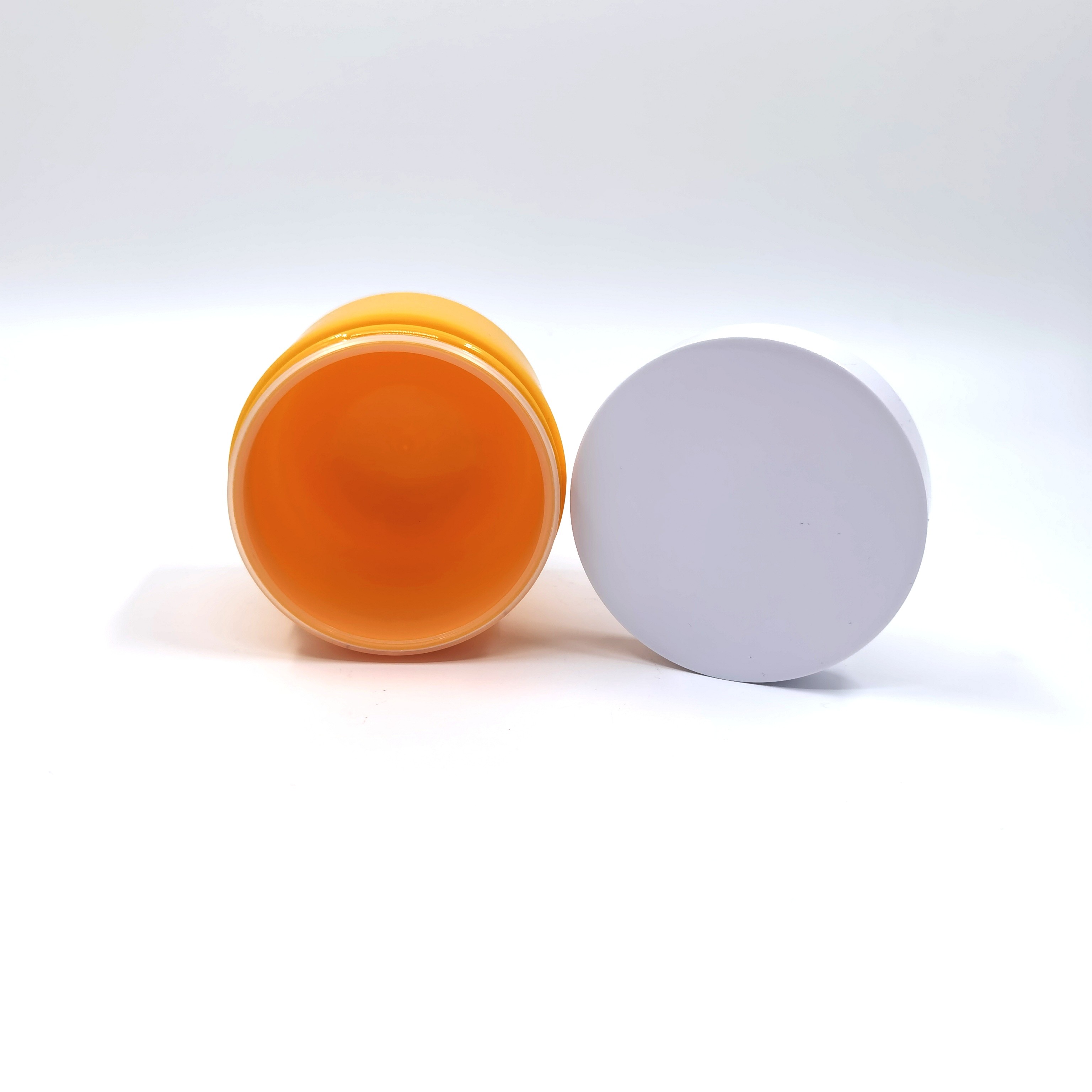 Double Wall Refillable Empty Plastic Jars With Lids 100g 150g 200g 250g