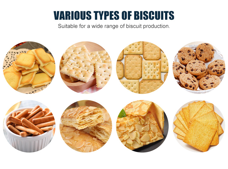 Frequency Inverter Control Automatic Cookies Making Machine Electric Rotary Cutter Biscuit Forming Machine For Production Line