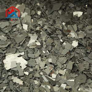 99.7% Electrolytic Manganese Flake As Desulfurizing Agent / Alloying Agent