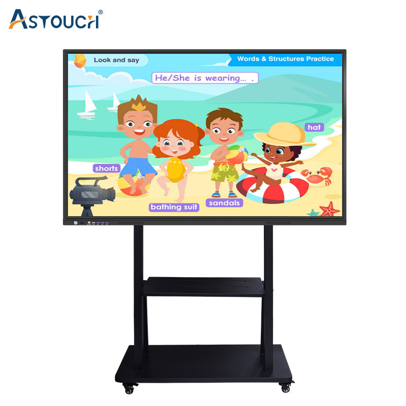 Multi Language Interactive Whiteboard 86 Inch Touch Screen With 4K Resolution