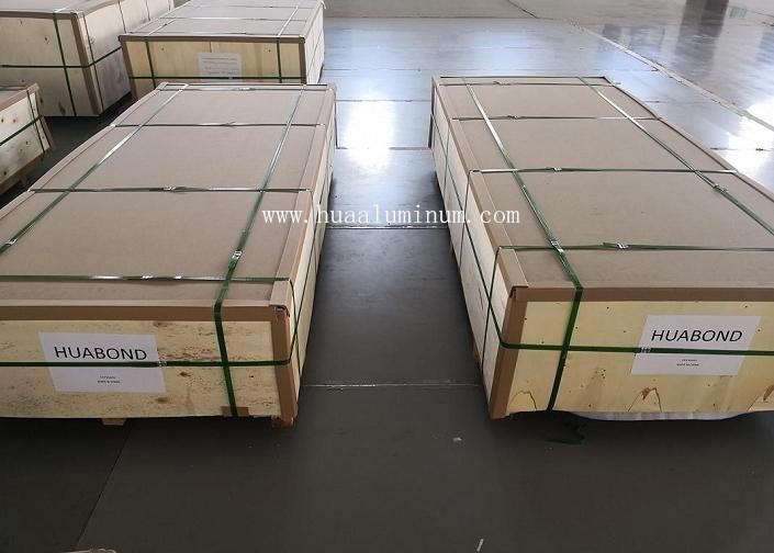Building Exterior Wall 1.22m PVDF Aluminium Composite Panel Matte Surface