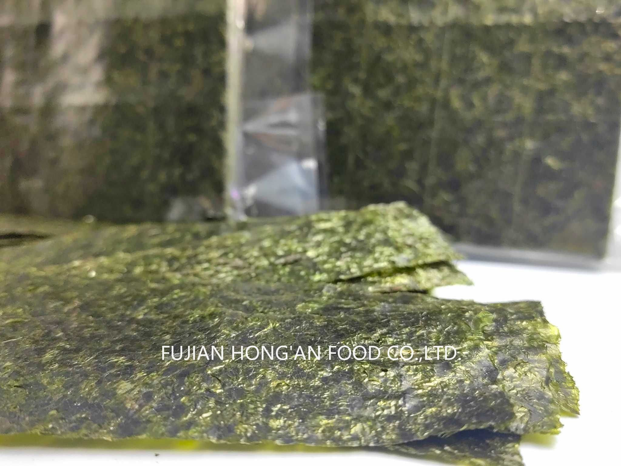 Premium Crispy Roasted Nori Dried Sea Vegetable Seasoning Grilled Powder Dark Green Sprinkle for Umami Flavor