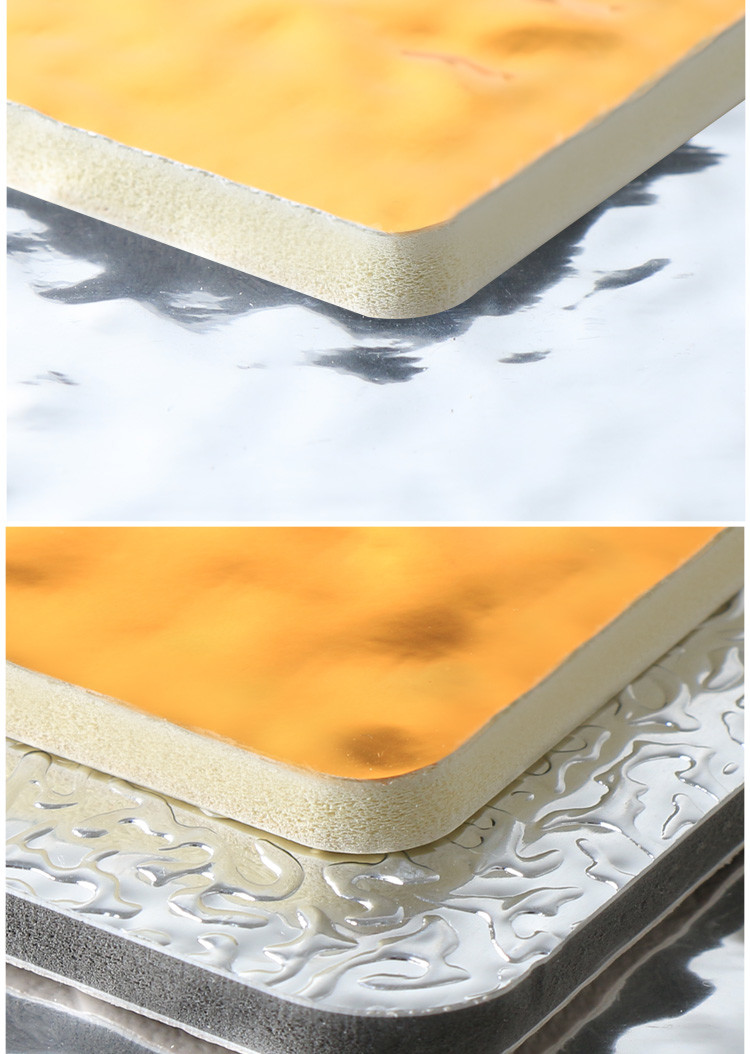 Interior Decorative PVC PET Water Ripple Panel 3D Wall Panel
