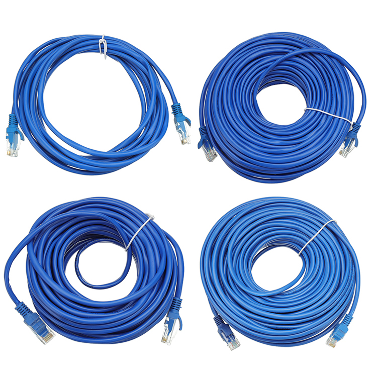 Customization Shield 1m 3m 5m 10m STP UTP Pure Cooper Cat5 Cat5e Cat6 Cat7 Cat8 RJ45 Patch Cord Lan Ethernet Network Cable