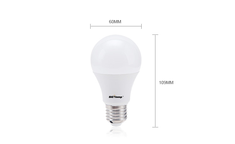 Ra90 high bright 9w E27 LED bulb wholesale
