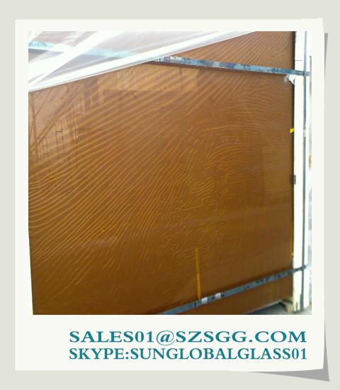 Quality High quality 4mm Brown Float Tinted Glass for buildings for sale