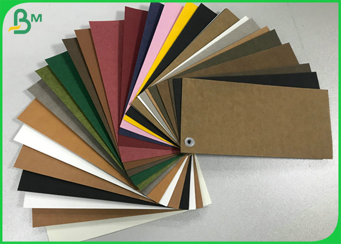 Strong 0.55mm Nature Brown Washable Kraft Reciclable Paper Roll For Making Backpack