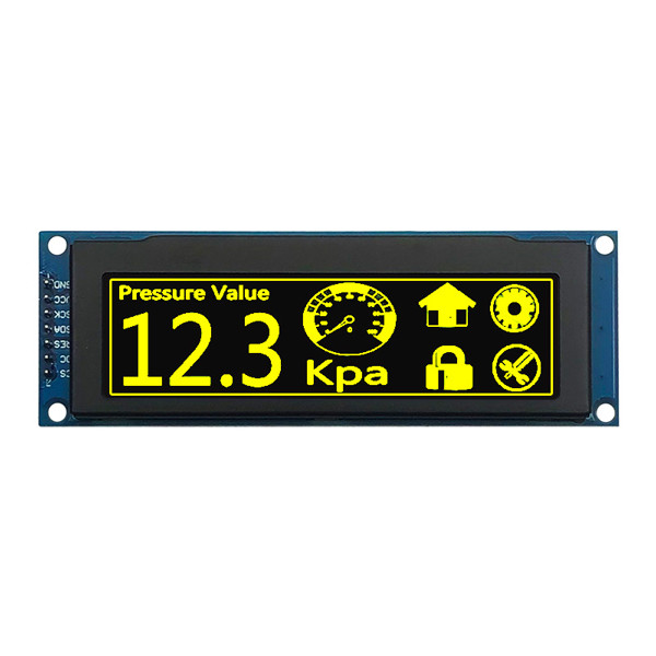 Greyscale Graphic OLED Display 3.12 Inch 256x64 Dots SPI Interface China Manufacturer