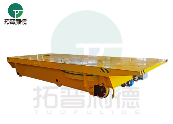 High Quality Motorized Rail Transfer Cart For Moving Industrial Heavy Loads