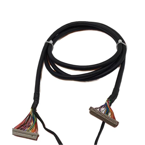 Wire Harness Manufacturer Top- Copper Conductor LVDS Cable Assembly for Speed