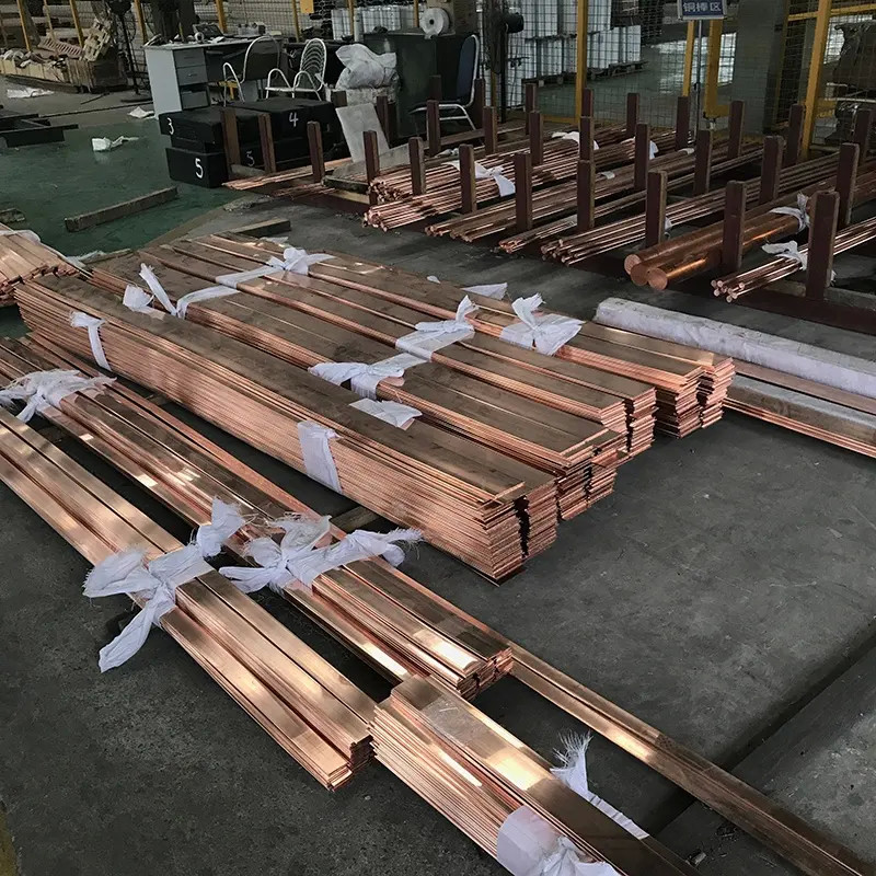 Sgs Rohs Copper Row Decoiling Flat Copper Busbar