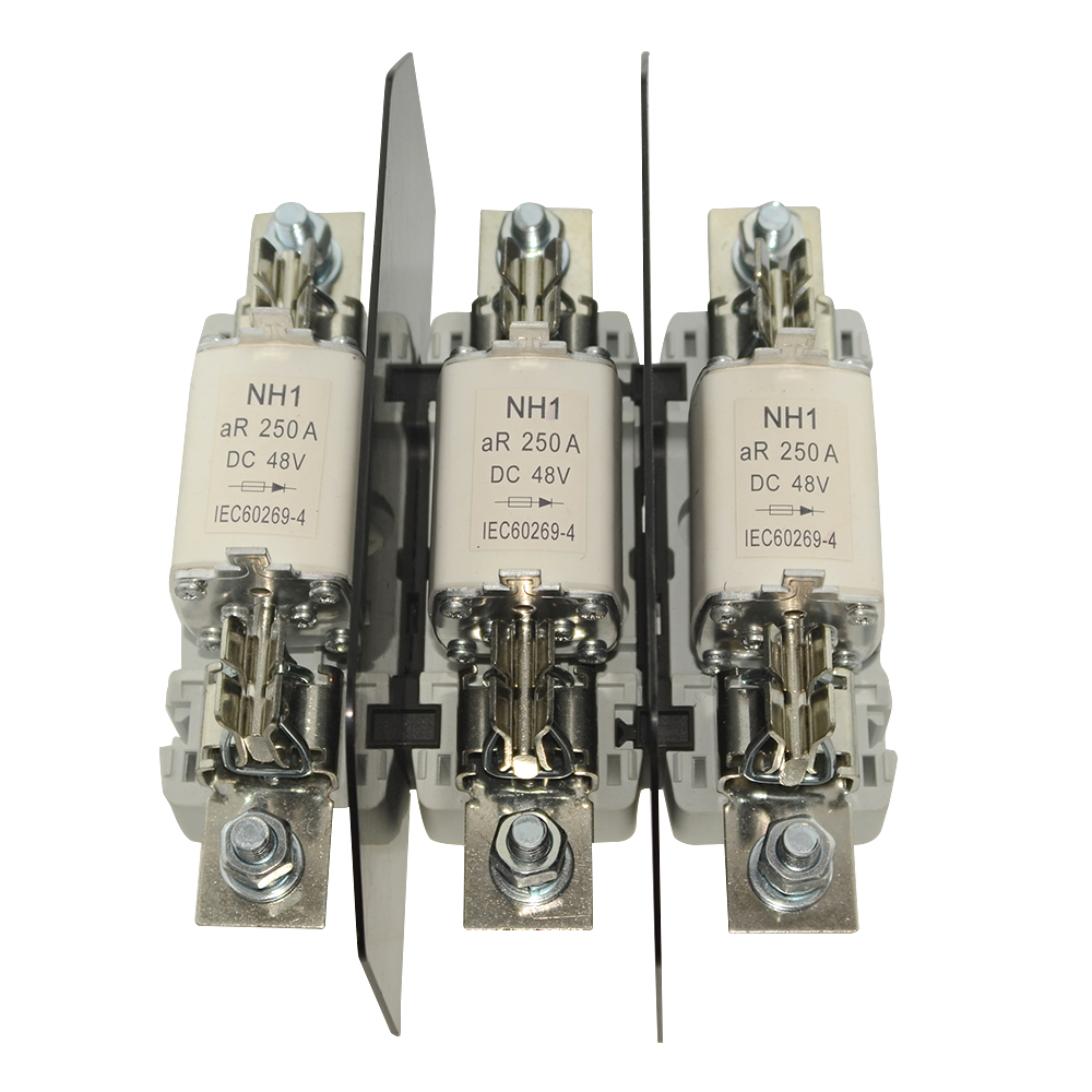 NH1 80A 125A 250A 48V PV DC Solar fuse for Distribution box