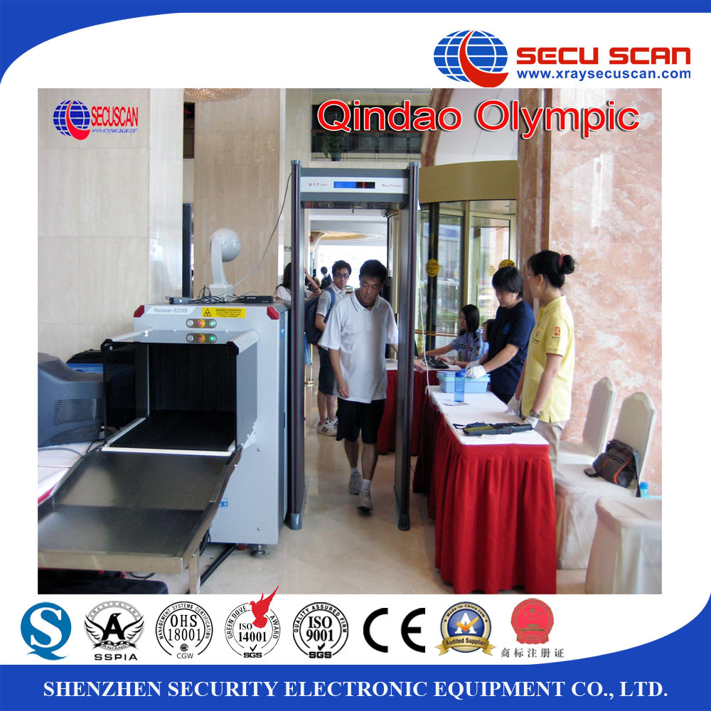 High Security X Ray Baggage Inspection System With Remote Workstation