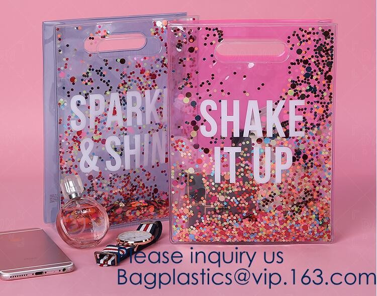 Stadium Approved Environmentally New Clear Tote PVC Shoulder Transparent Shopping Bag,Recycled Clear Pvc Shopping Tote B