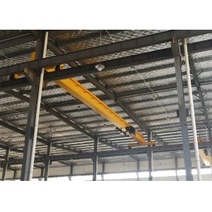 China Single girder overhead travelling crane with wire rope electric hoists on sale