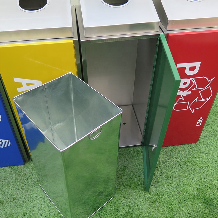 Decorative Free Combination 4mm Outside Garbage Containers