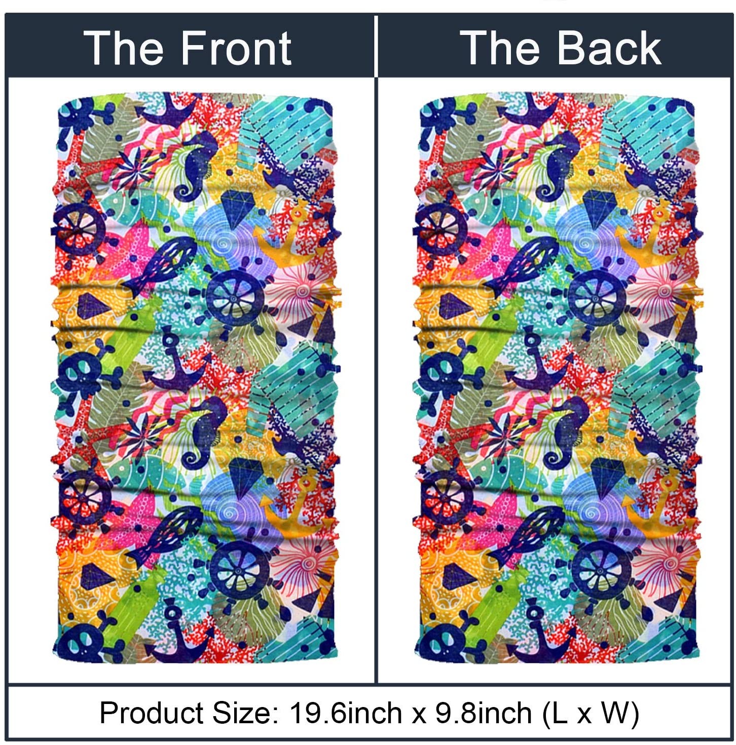 Silk Gaiter Dye Face Tubular Cover Neck Tube Bandanas
