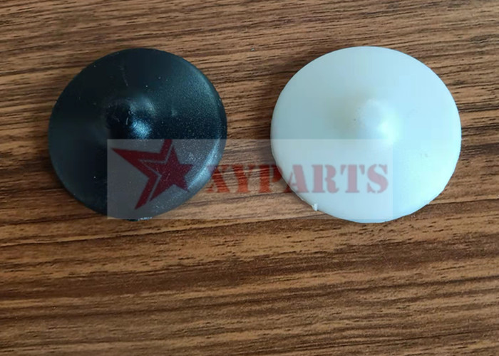 40mm Diameter White Black Plastic Cover Dome Caps Washer With 3 Slots Washer