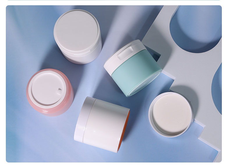 80g/100g/200g PP Material Flip Top Cap Jar for Cosmetic Cream and Sunscreen Cream Packaging