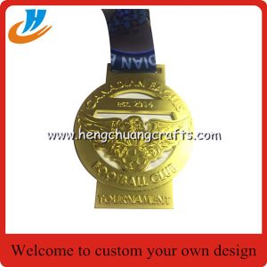 Custom die cast medals with gold silver copper plated medals