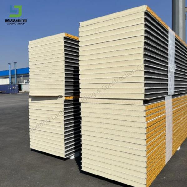Building Materials Rock Wool Waterproof Fireproof Insulation Board Prefab Steel