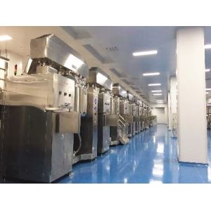Lotion Paste Ointment Vacuum Emulsifying Mixer With Homogenizer Heating