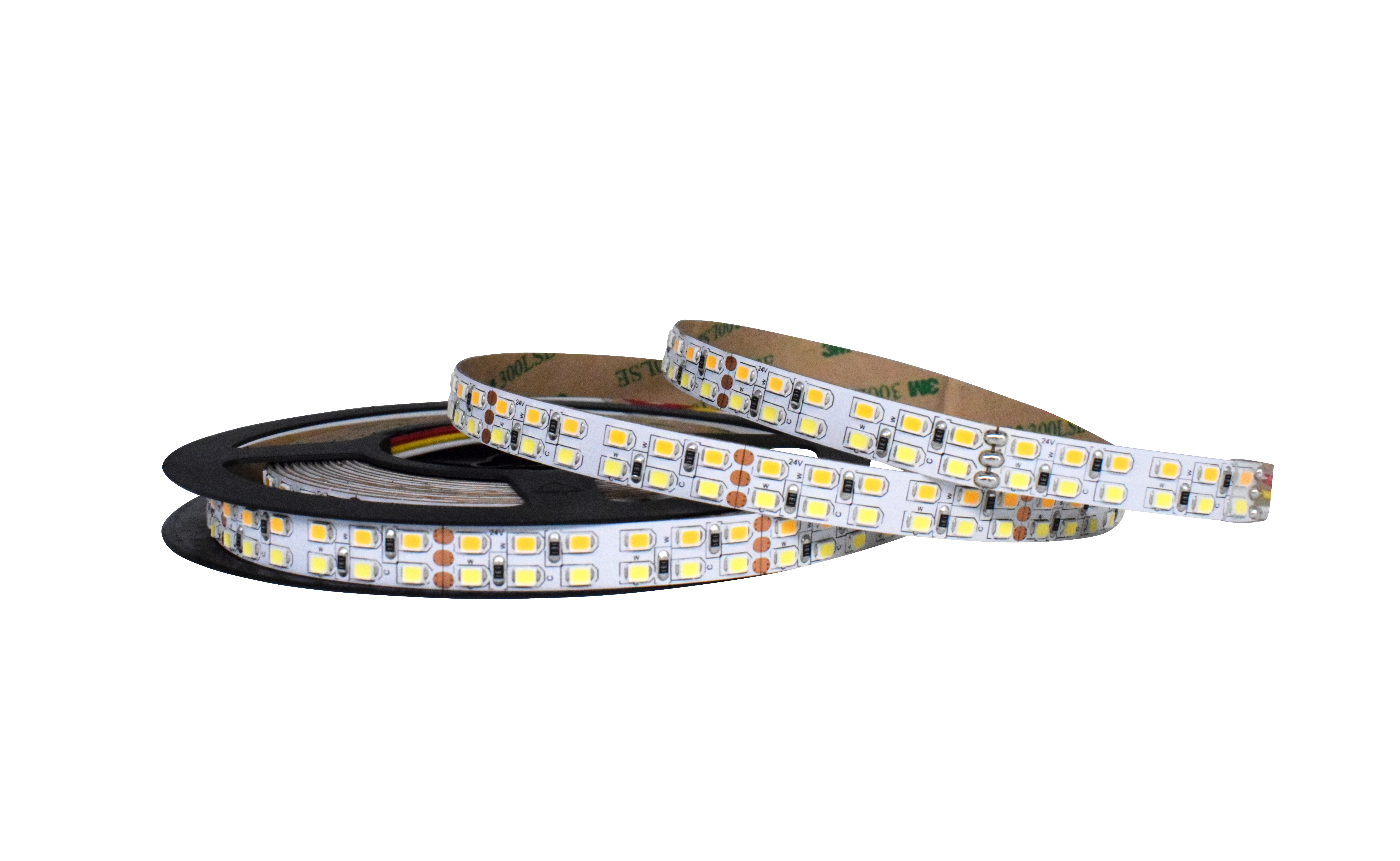 High Intensity White Warm Light SMD 2835 LED Strip 24V Input Voltage