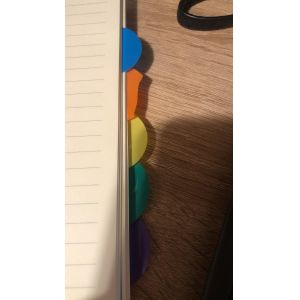 PP Cover A5 Project Notebook with Horizontal Line Inside Pages and Colored PP