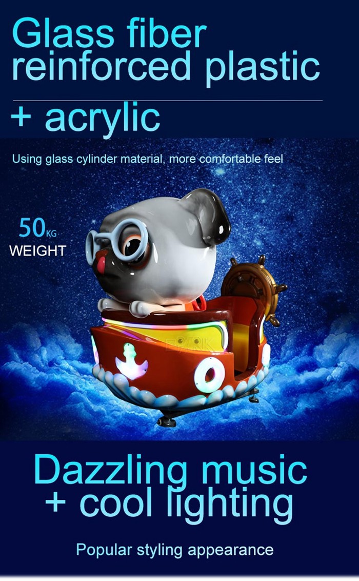Cute Dog Rocking Car Unique Kiddy Ride Machine Coin Operated Arcade Games
