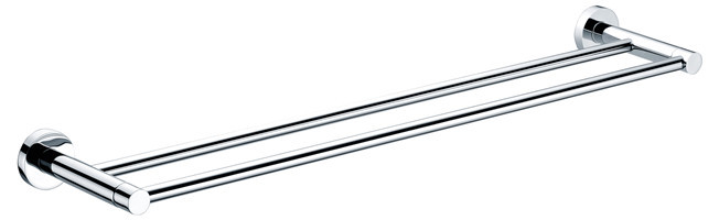 High Quality Double Towel Bar,Brass Material Chrome Finished,Bathroom Accessories,Towel Bar
