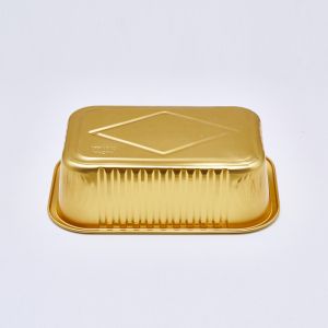 680ml Foil Food Container With Lids Mini Disposable Ramekins For Souffle Pudding