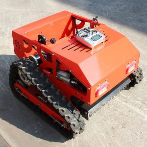  Gasoline Crawler Robot Lawn Mower Self Propelled Remote Control Walking Tractor Garden Grass Cutting Machine Manufactures